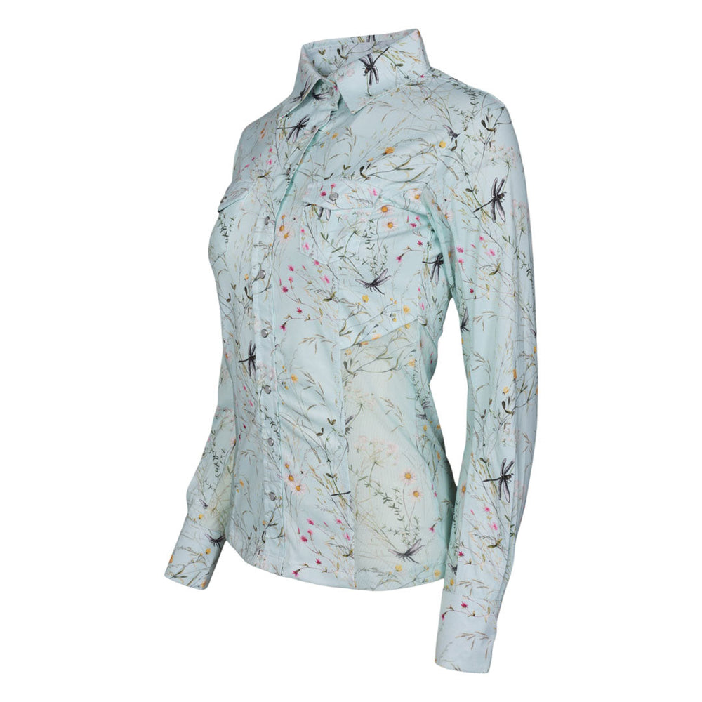 Dapplebay Dragonfly Meadow Button Down Western Shirt - Dapplebay.com