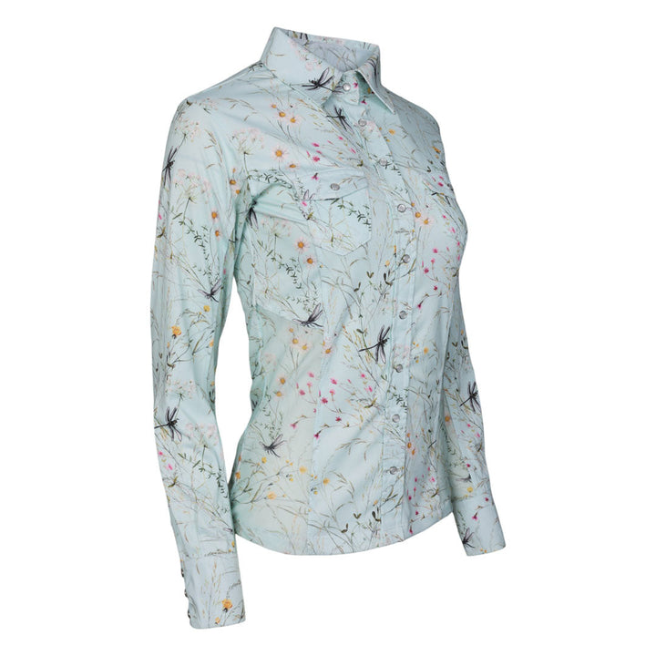 Dapplebay Dragonfly Meadow Button Down Western Shirt - Dapplebay.com