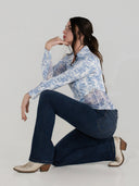 Dapplebay Equestrian Toile Western Riding Top-Moonrise