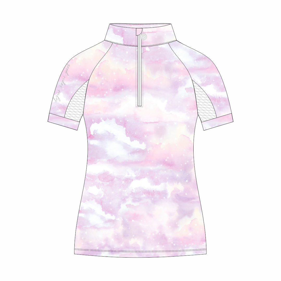 Dapplebay Kids Lavender Haze 1/4 Zip - Short Sleeve - Dapplebay.com