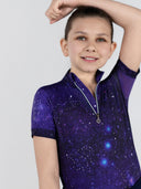 Dapplebay Kids Constellation 1/4 Zip - Short Sleeve