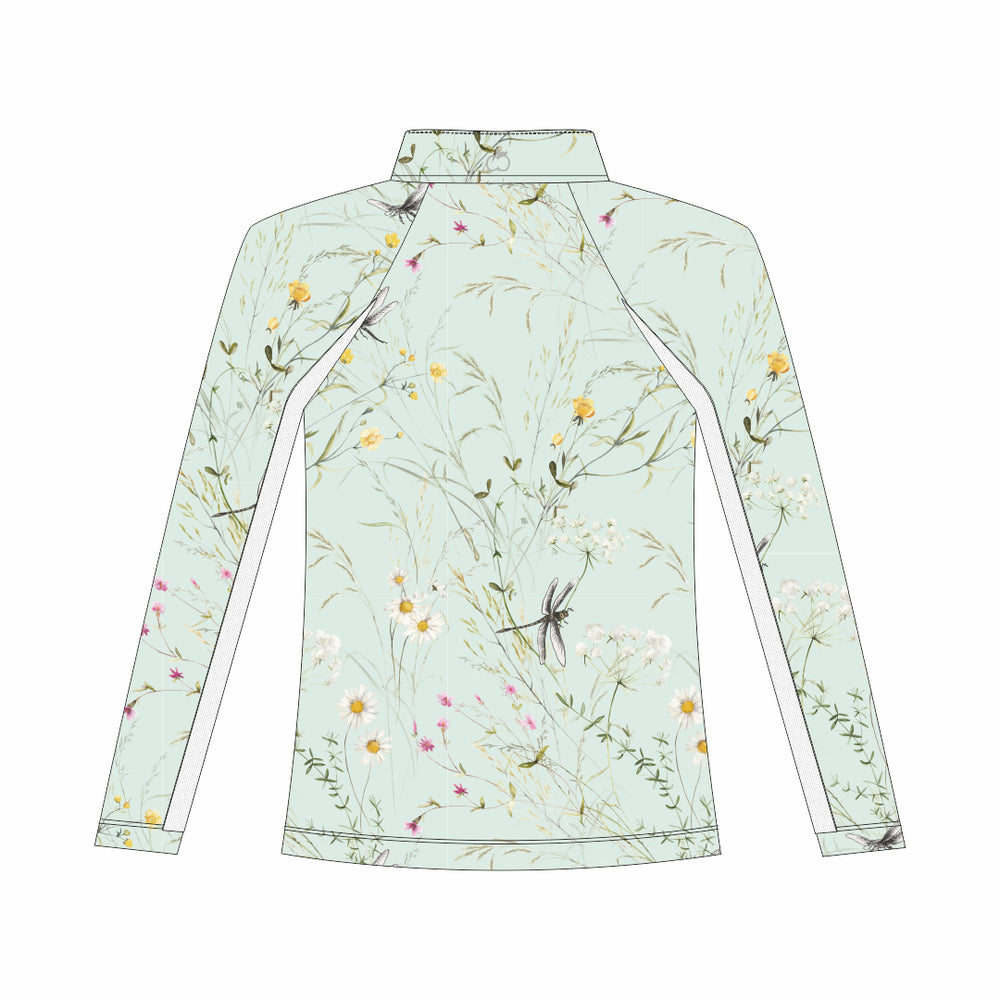 Dapplebay Kids Dragonfly Meadow 1/4 Zip - Long Sleeve - Dapplebay.com