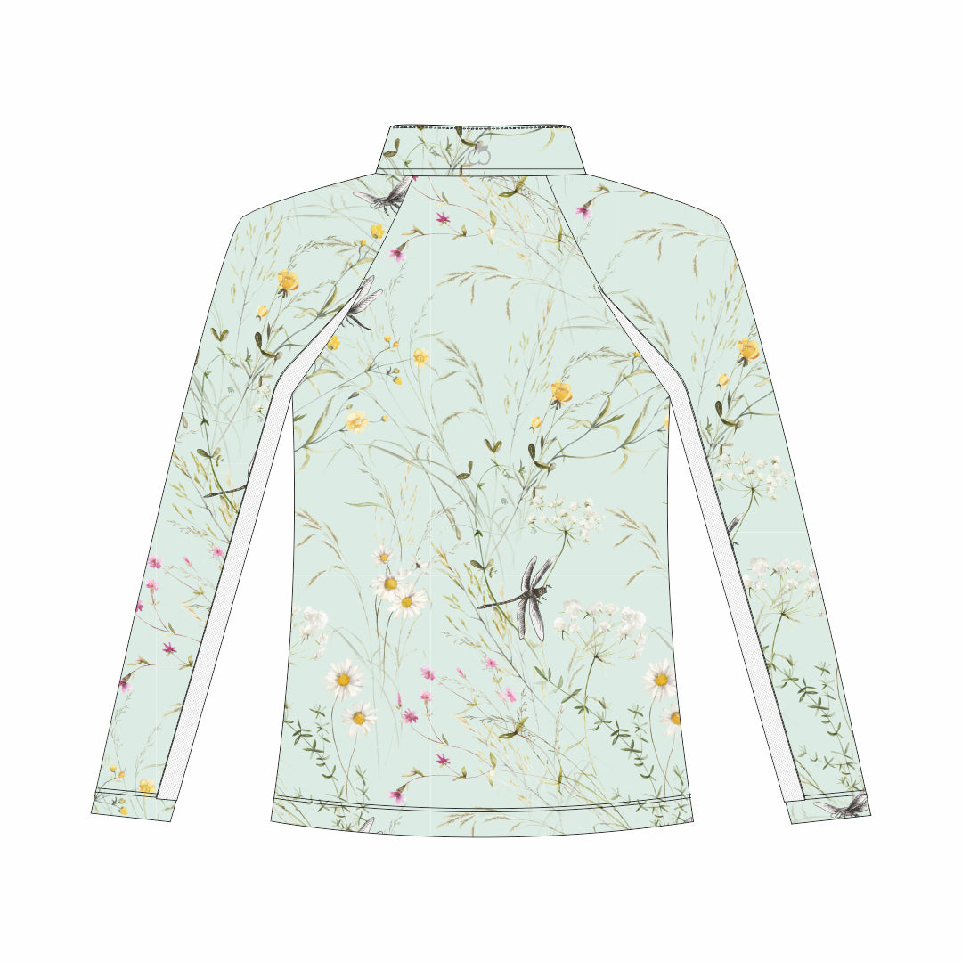 Dapplebay Kids Dragonfly Meadow 1/4 Zip - Long Sleeve - Dapplebay.com