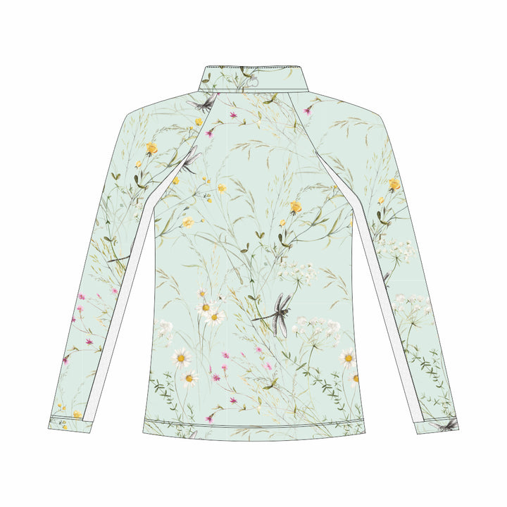 Dapplebay Kids Dragonfly Meadow 1/4 Zip - Long Sleeve - Dapplebay.com