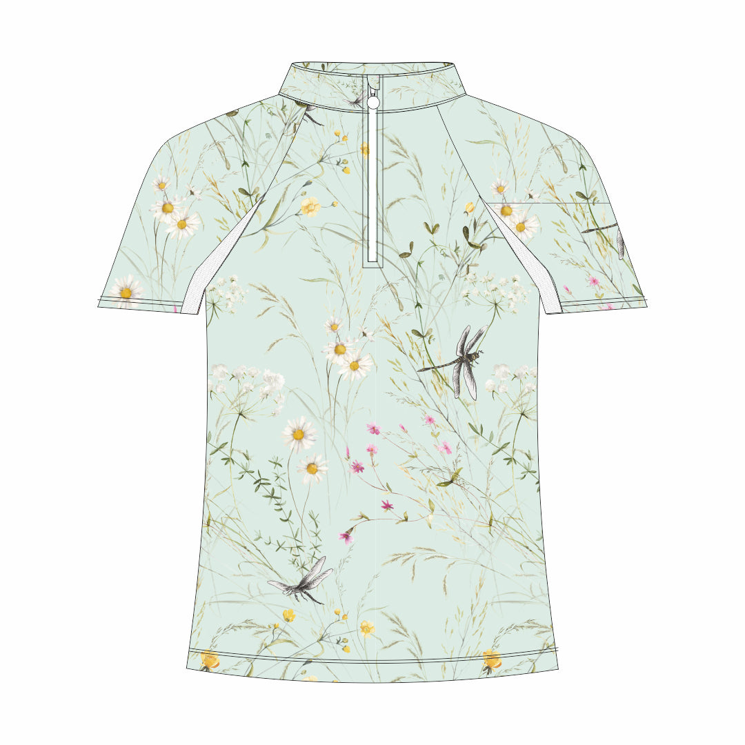 Dapplebay Kids Dragonfly Meadow 1/4 Zip - Short Sleeve - Dapplebay.com