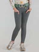 Dapplebay Kids Dragonfly Meadow Silicone Full Seat Tights-Graphite