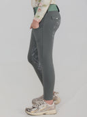 Dapplebay Kids Dragonfly Meadow Silicone Full Seat Tights-Graphite
