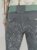 Dapplebay Kids Dragonfly Meadow Silicone Full Seat Tights-Graphite