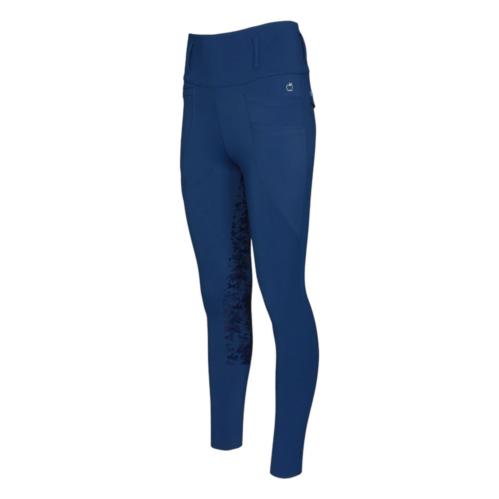 Dapplebay Kids Equestrian Toile Essential Tights - Dapplebay.com