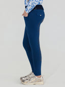 Dapplebay Kids Equestrian Toile Essential Tights-Bright Navy