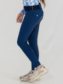 Dapplebay Kids Equestrian Toile Essential Tights-Bright Navy