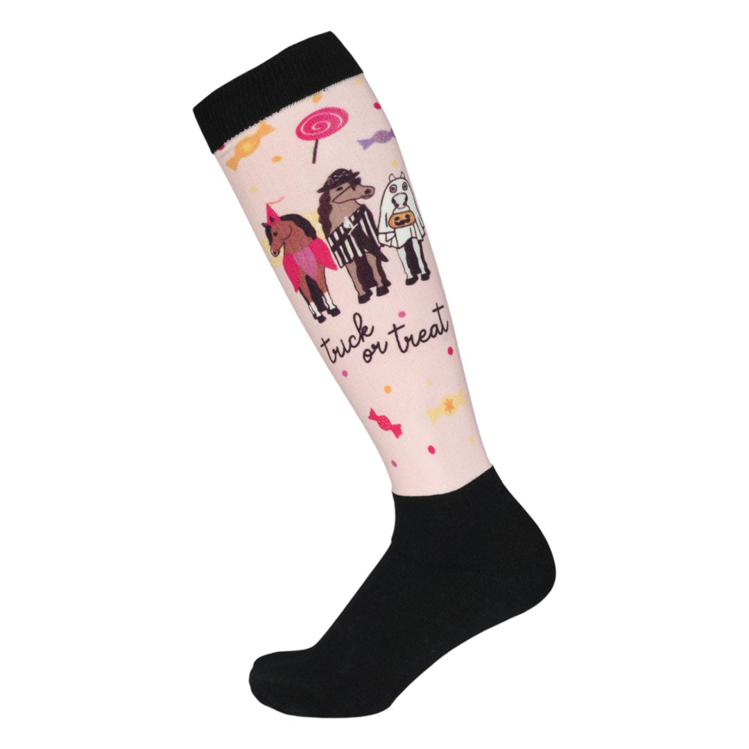 Dapplebay Trick Or Treat Slick Boot Socks - Dapplebay.com