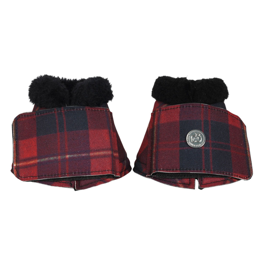 Dapplebay Holiday Plaid Bell Boots-Dapplebay.com