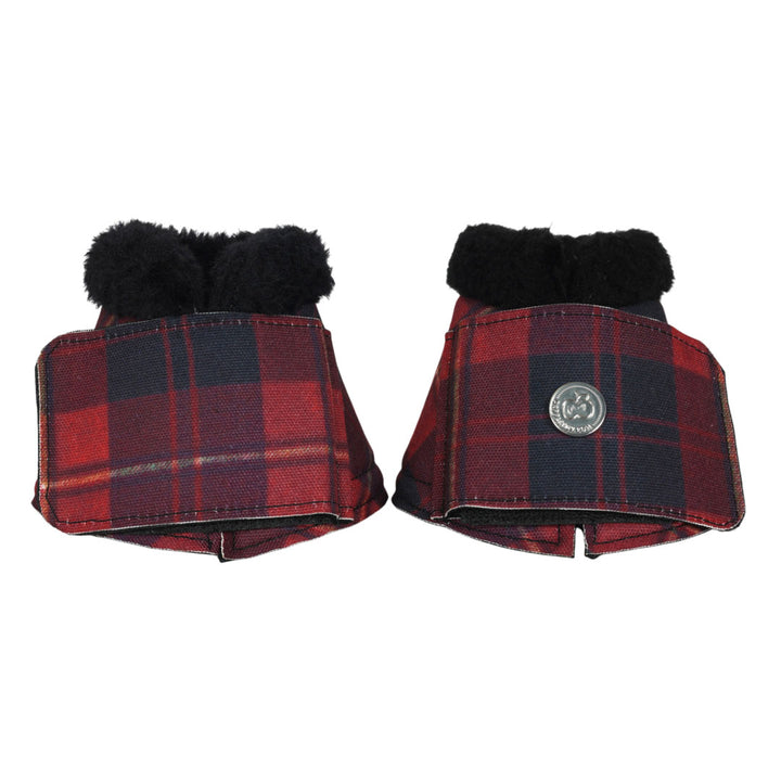 Dapplebay Holiday Plaid Bell Boots-Dapplebay.com