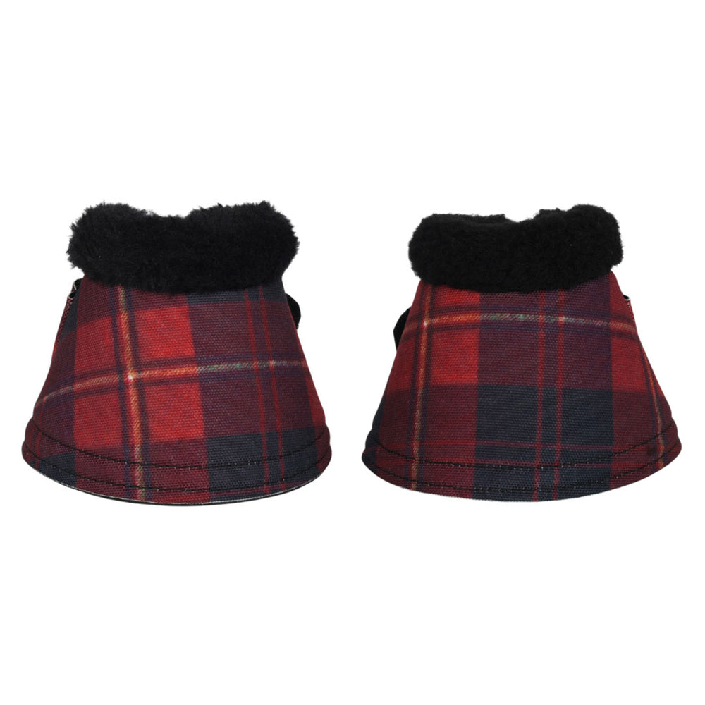 Dapplebay Holiday Plaid Bell Boots-Dapplebay.com