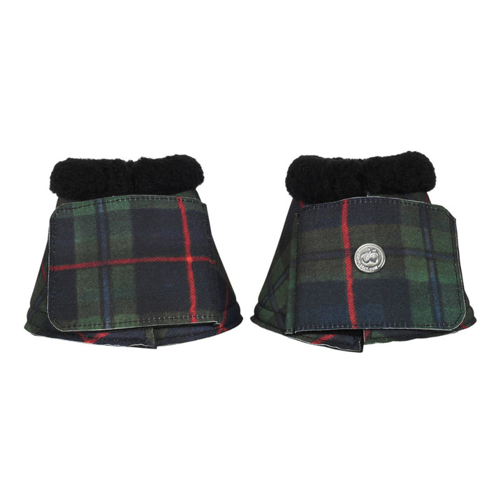 Dapplebay Holiday Plaid Bell Boots-Dapplebay.com