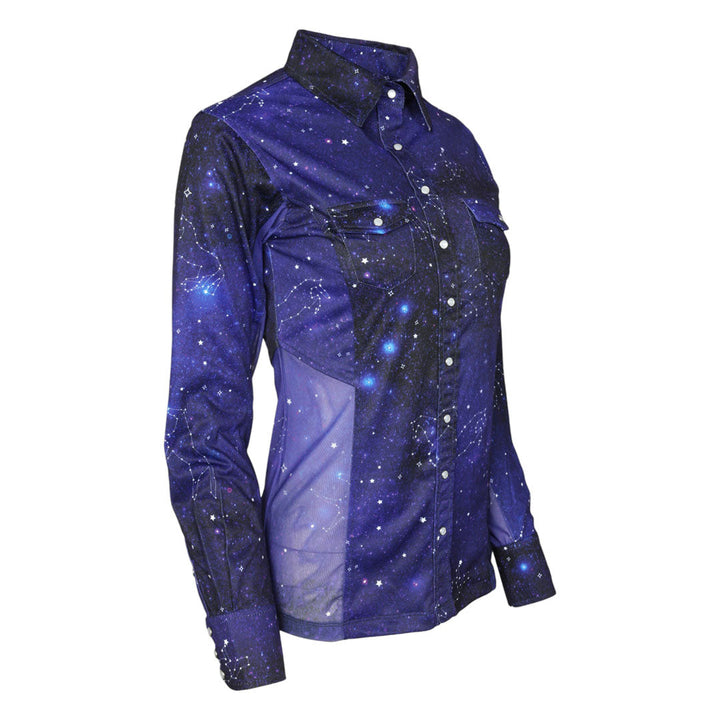 Dapplebay Constellation Western Shirt-Navy/Multi - Dapplebay.com
