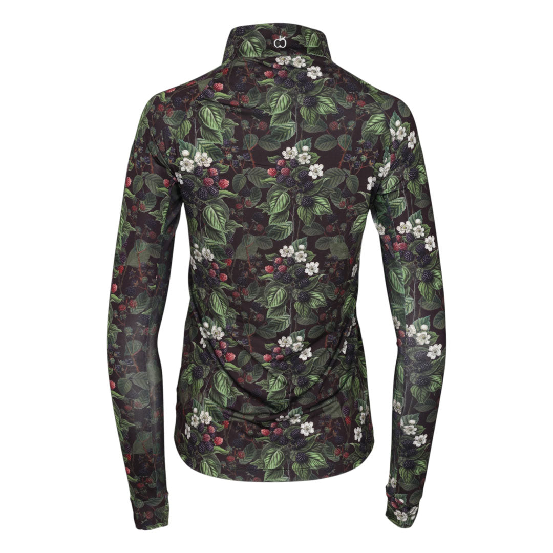 Dapplebay Blackberry Daze 1/4 Zip Riding Top - Dapplebay.com