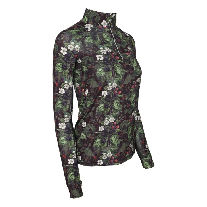 Dapplebay Blackberry Daze 1/4 Zip Riding Top - Dapplebay.com