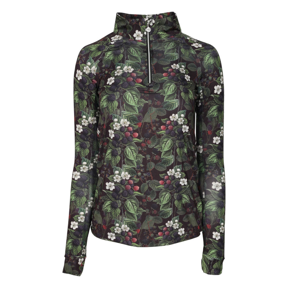 Dapplebay Blackberry Daze 1/4 Zip Riding Top - Dapplebay.com