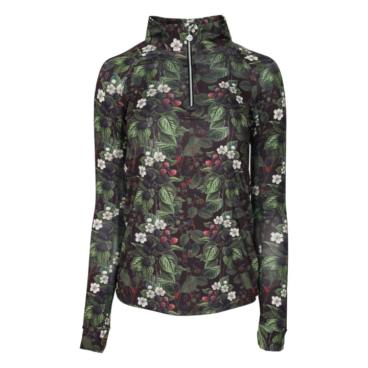 Dapplebay Blackberry Daze 1/4 Zip Riding Top - Dapplebay.com