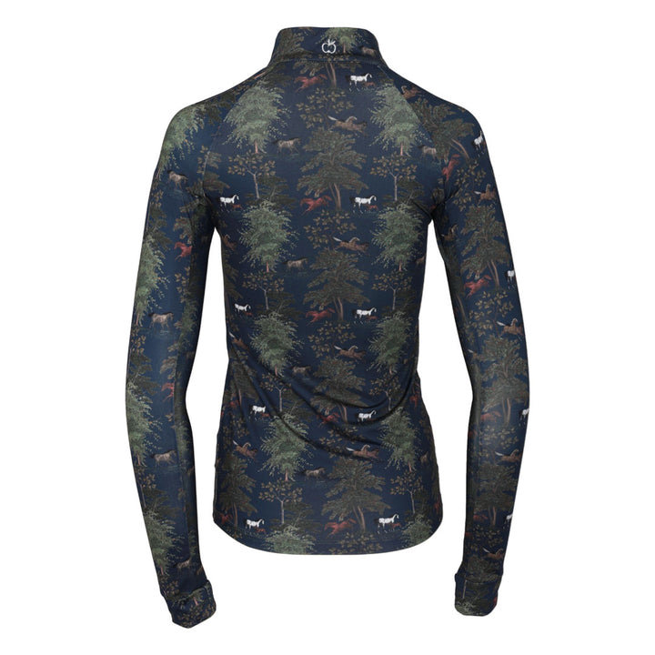 Dapplebay Autumn Toile 1/4 Zip Riding Top - Dapplebay.com