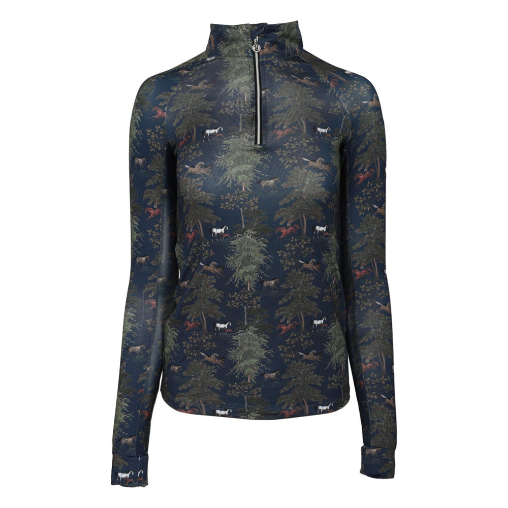 Dapplebay Autumn Toile 1/4 Zip Riding Top - Dapplebay.com