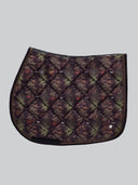 Dapplebay Autumn Toile Pony Saddle Pad-Dark Bay