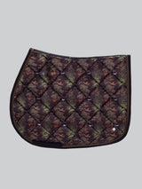 Dapplebay Autumn Toile Pony Saddle Pad-Dark Bay