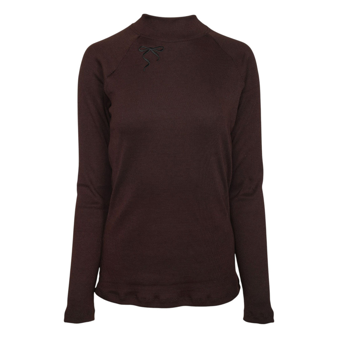 Dapplebay Heirloom Mock Neck Riding Shirt-Dapplebay.com