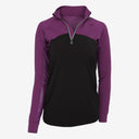 Dapplebay Lady 1/4 Riding Top - Plum/Black