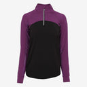 Dapplebay Lady 1/4 Riding Top - Plum/Black