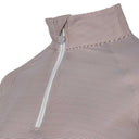 Dapplebay Chestnut Stripe 1/4 Zip Riding Top -Dapplebay.com