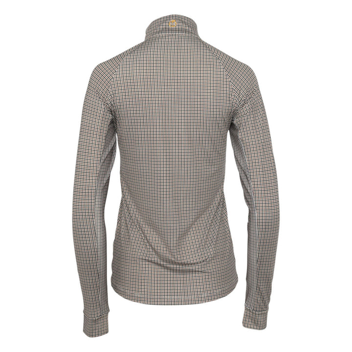 Dapplebay Bay Houndstooth 1/4 Zip Riding Top - Dapplebay.com