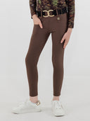 Dapplebay Kids Winter Essential Silicone Full Seat Tights-Chocolate