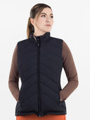 Dapplebay Lady Reversible Quilted Vest - Black