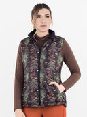 Dapplebay Lady Reversible Quilted Vest - Black