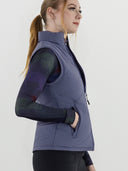 Dapplebay Lady Reversible Quilted Vest-Purple Dusk