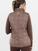 Dapplebay Lady Reversible Quilted Vest-Chocolate