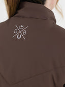 Dapplebay Lady Reversible Quilted Vest-Chocolate