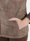 Dapplebay Lady Reversible Quilted Vest-Chocolate