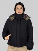 Dapplebay Reversible Puffer Jacket-Black