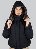 Dapplebay Reversible Puffer Jacket-Black