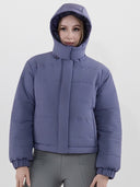Dapplebay Reversible Puffer Jacket-Purple Dusk