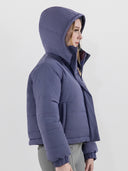 Dapplebay Reversible Puffer Jacket-Purple Dusk