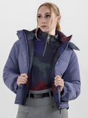 Dapplebay Reversible Puffer Jacket-Purple Dusk