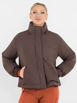 Dapplebay Reversible Puffer Jacket-Chocolate