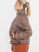 Dapplebay Reversible Puffer Jacket-Chocolate