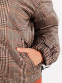 Dapplebay Reversible Puffer Jacket-Chocolate