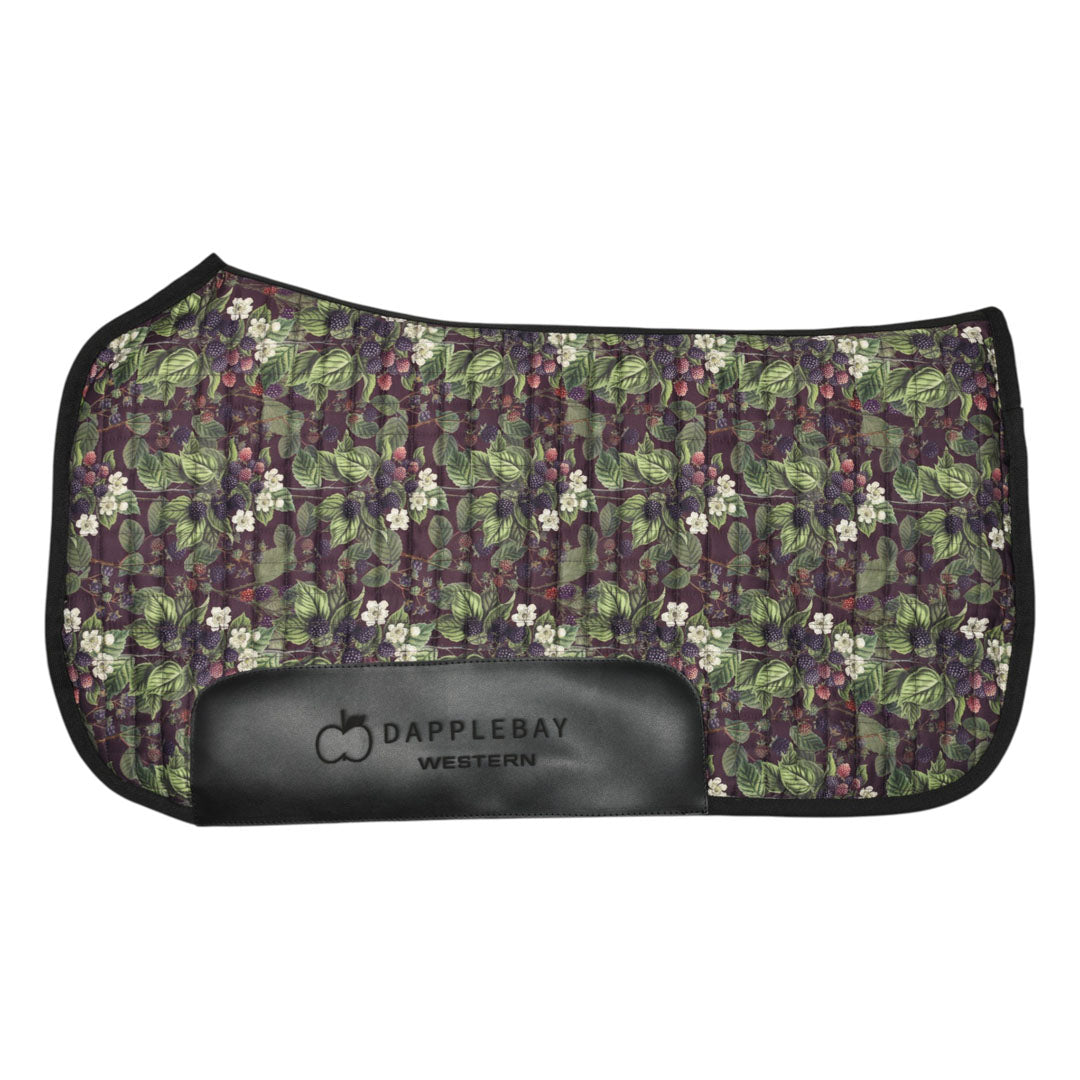 Dapplebay Blackberry Daze Western Saddle Pad - Dapplebay.com